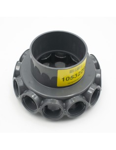 Colector filtro piscina ASTRAL 90mm 12 crepinas 1"...