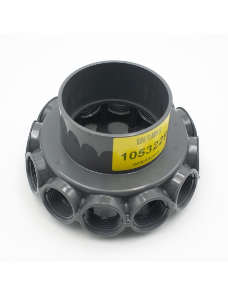 Colector filtro piscina ASTRAL 90mm 12 crepinas 1"   00500R0415