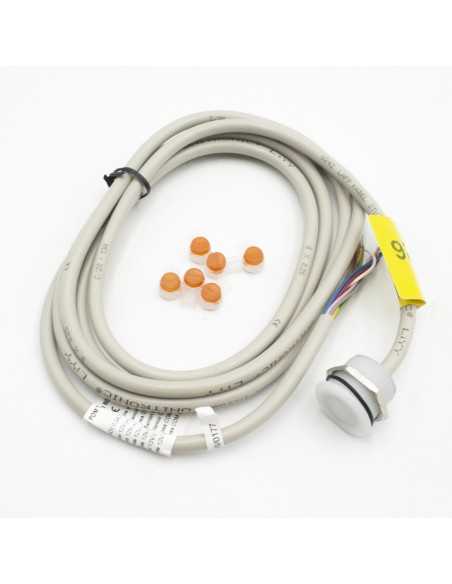 Pulsador tactil IRIS piezoelectrico ISBP traslucido color ISBP-3A12