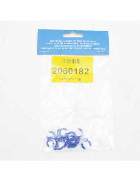 Clip osmosis/purificador HW Seger  ¼"  (blister 10und) OI-0207-116B
