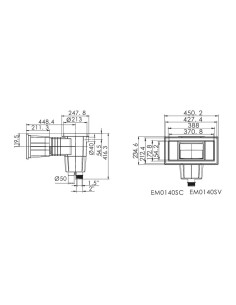 Skimmer piscina hormigon SUPERPOOL boca ampliacion ABS... 2