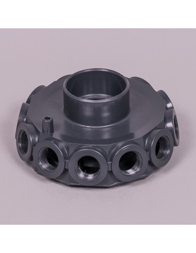 Colector filtro piscina ASTRAL 63mm 12 crepinas...