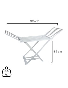 Tendedero ORYX plegable resina con alas 05160550