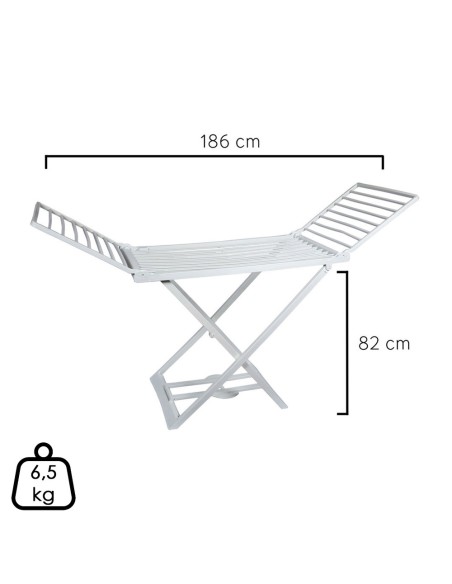 Tendedero ORYX plegable resina con alas 05160550