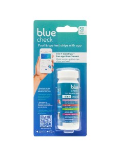 Analizador agua piscina BLUERRIOT tiras Bluet Check 71665... 2