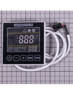 Teclado bomba calor ASTRAL controlador pantalla led...