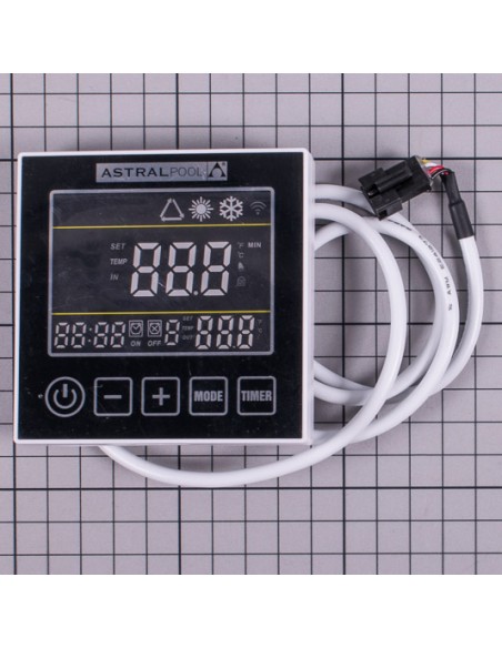 Teclado bomba calor ASTRAL controlador pantalla led 66069R0218