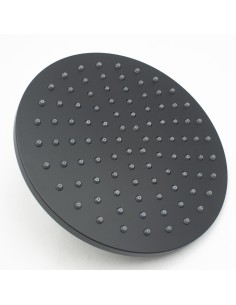 Rociador ducha piscina CRM redondo D.200mm negro...