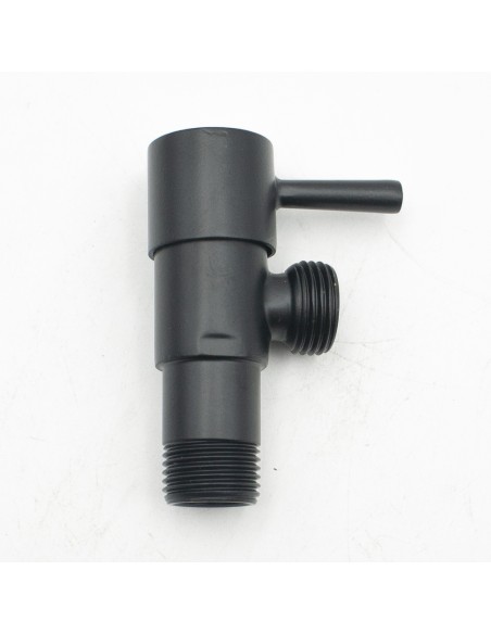 Grifo lavapies ducha piscina CRM redondo negro R-GRLRD12-NG