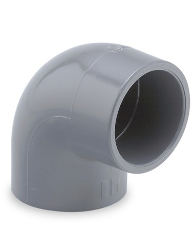 Codo PVC-U H-H 63mm 90º PN16 HIDROTEN 1001005...