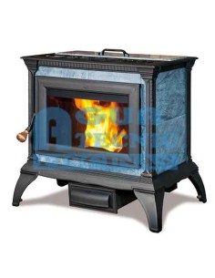 Estufa pellet HERGOM Heritage 13.6 kw negro  (Descatalogado)
