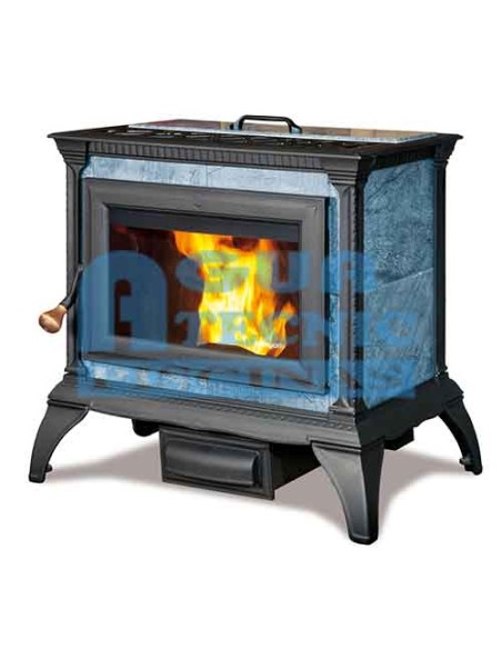 Estufa pellet HERGOM Heritage 13.6 kw negro  (Descatalogado)
