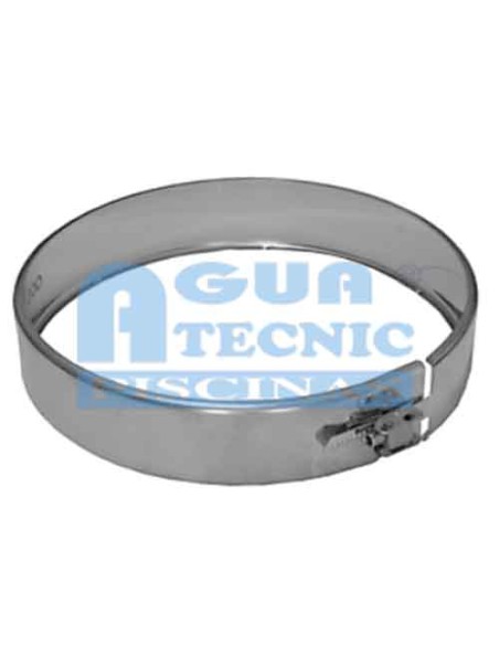 Abrazadera CHIM 150 mm p/union AISI304 (p/tubo doble)