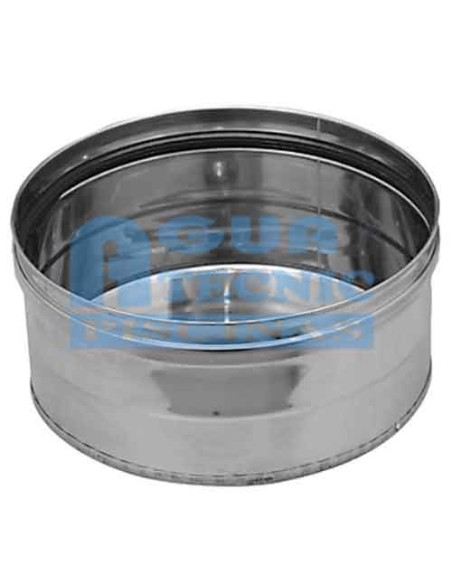 Tapa te CHIM simple   80mm AISI316L EXOPELLET