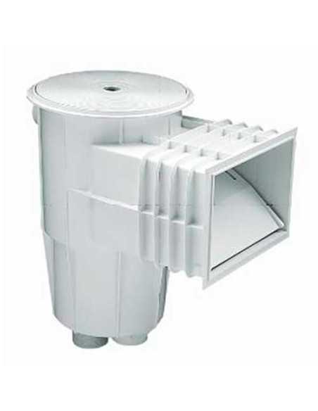 Skimmer piscina hormigon ASTRAL 15lt boca standar tapa circular 00249 Blanco