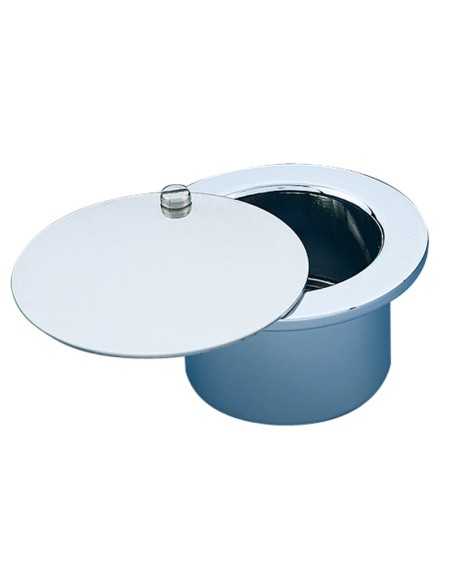 Boquilla aspiracion piscina hormigon ASTRAL cromado y inox AISI304 rosca H 2" 00315