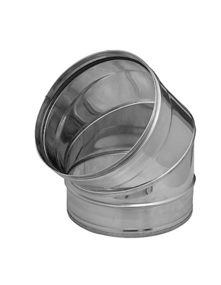 Codo CHIM simple 150 mm 45ª AISI304