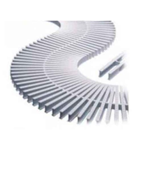 Rejilla rebosadero ASTRAL 295x22mm 19202 blanca