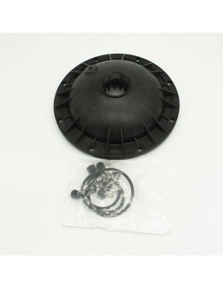 Tapa filtro ASTRAL Laminado/Inox 4404060302 negra 8 tornillos