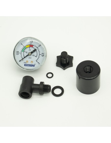 Manometro piscina ASTRAL mod. vertical 1/8" 4404020101 completo