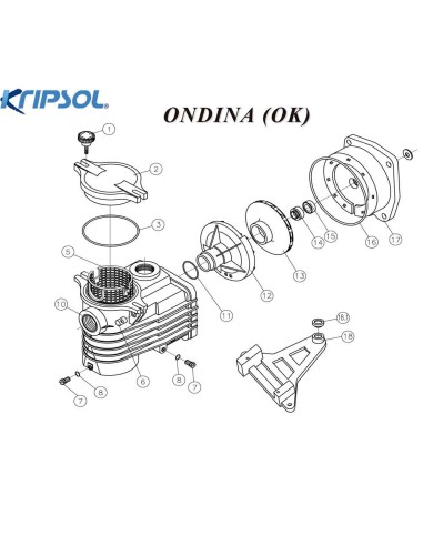 Tapa ventilador motor KRIPSOL OK