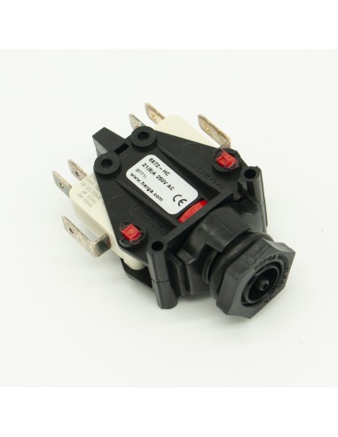 HERGA pneumatic switch double switch (1 latching + 1 momentary) 6872-HC