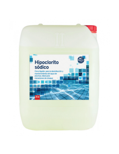 Hipoclorito sodico 150gr/l 20lt agua potable (precintado)