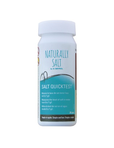 Analizador tiras BAYROL Naturally Salt SalQuick Test 288223 medicion de sal