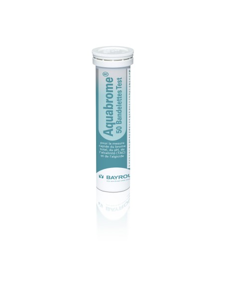 Analizador agua piscina BAYROL Aquabrome Quicktest 288025 ph/br/tac/algicida