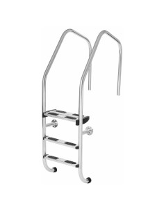 Escalera inoxidable piscina AISI316 overflow 4 P