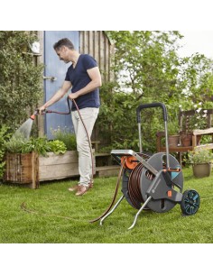 Carro portamanguera jardin GARDENA Aquaroll L 18520-20 2