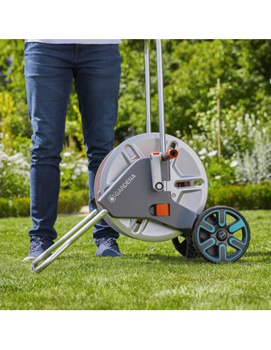 Carro portamanguera jardin GARDENA metal M...