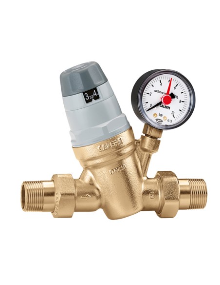 Valvula reductora presion CALEFFI mod. 535 M-M 3/4" c/toma manometro 535050