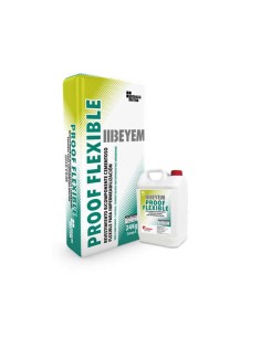 Cemento impermeable 32kg     BEYEM Proof Flexible - Gris