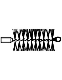 Escobilla limpieza acero D=120mm c/racord