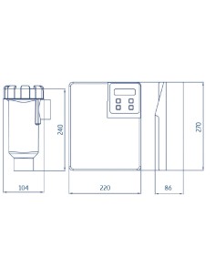 Clorador salino piscina INNOWATER SMC   15gr SMC15 D1215 2