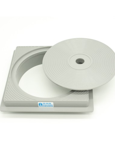 Marco tapa skimmer ASTRAL cuadrado 00249-0700CL129 + tapa - Gris (tipo 4402010106)