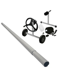 Enrollador manta termica piscina D.  80mm L.4.00-6.00mt... 2