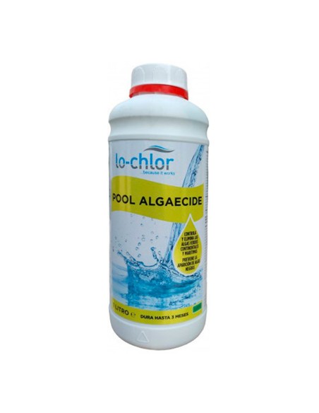 Algicida LO-CHLOR Pool Algaecide 1lt larga duracion E110 (AQA)