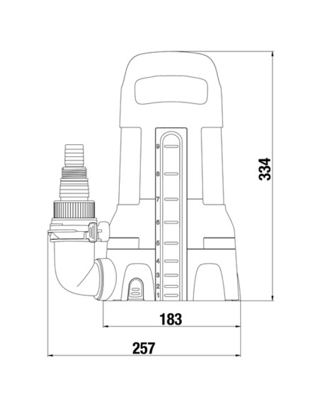 Bomba achique GARDENA agua limpia 11000 450W 09034-20 Aquasensor