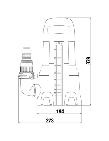 Bomba achique GARDENA agua sucia 20000   750W...
