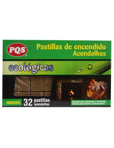 Pastillas enciendefuego PQS ecologicas 32und 13022265