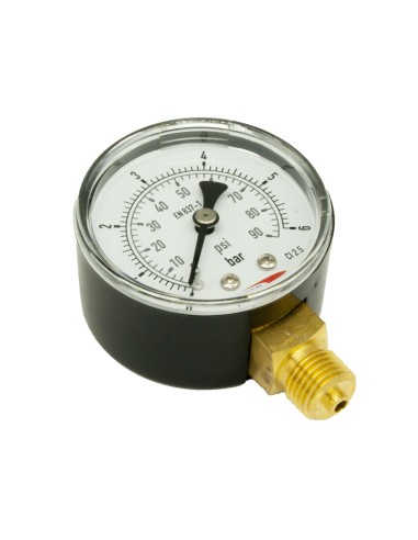 Manometro 0-  6bar toma vertical ¼" FERCO 056