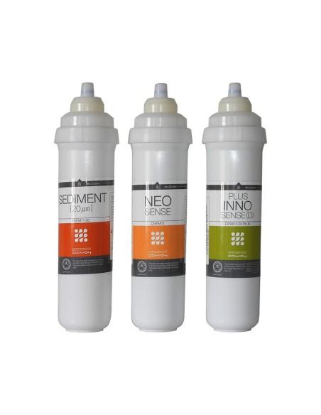 Filtros osmosis ATH 11" ET Circle (1 sedimentos + 2 carbon) 304424 (BWT)