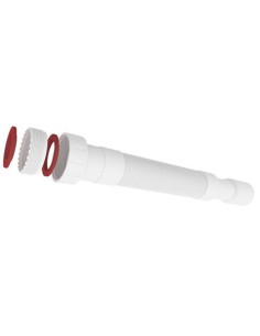 Manguera desague flexible 32/40mm H 11/4"/11/2" blanco... 2