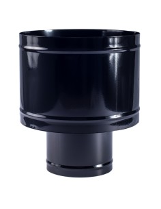 Deflector CHIM simple 125 mm vertical vitrificado neg antivi