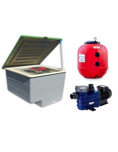 Caseta semienterrada montada QP 600mm + 1.00cv mf