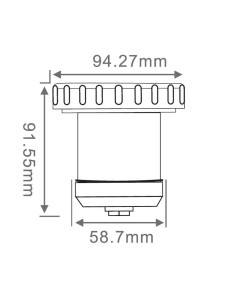 Foco piscina hormigon TTM proyector de nicho led mini... 2
