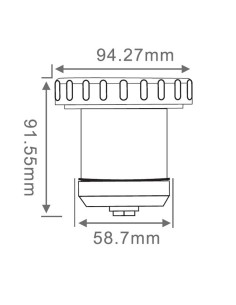 Foco piscina hormigon TTM proyector de nicho  led mini... 2