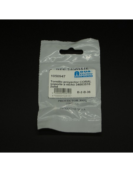 Tornillo proyector CORAL soporte a nicho 34003516 (QP) (x2)